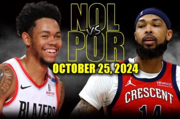 New Orleans Pelicans vs Portland Trail Blazers Full Game Highlights - October 2| 2024-25 NBA Season