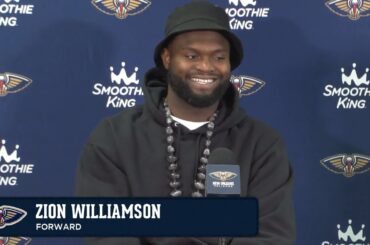 Zion Williamson Interview | Pelicans-Trail Blazers Postgame 10/25/2024