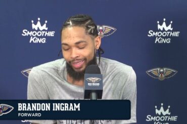 Brandon Ingram Interview | Pelicans-Trail Blazers Postgame 10/25/2024