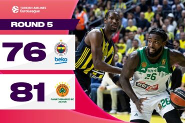 THRILLING Climax Had Fans Going Wild | Fenerbahce - Panathinaikos | BASKETBALL HIGHLIGHTS R5 2024-25