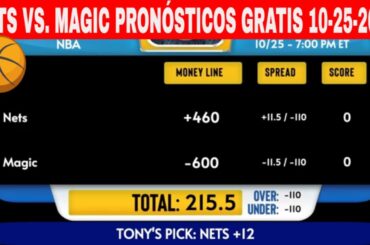 Brooklyn Nets vs Orlando Magic 10/25/2024 Pronósticos GRATIS de la NBA para Hoy