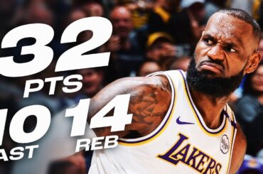 LEBRON JAMES TAKES OVER - 32-PT TRIPLE-DOUBLE 👑 🔥 | October 26, 2024