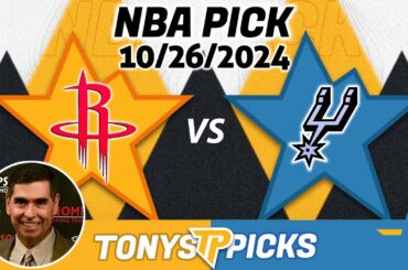 Houston Rockets vs. San Antonio Spurs Pick 10/26/24 NBA Predictions