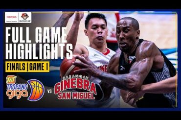 TNT vs. BRGY. GINEBRA | FULL GAME 1 FINALS HIGHLIGHTS | PBA SEASON 49 GOVERNORS' CUP | OCT. 27, 2024