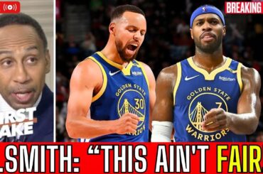 "Steph-Buddy is new SPLASH BROS" - Stephen A. GOES CRAZY on Warriors 2-0 start with road victories