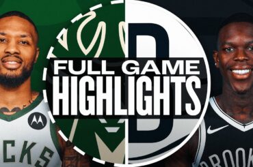 BUCKS at NETS | FULL GAME HIGHLIGHTS | October 27, 2024