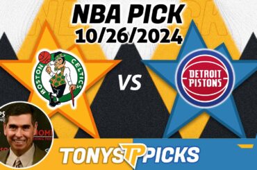 Boston Celtics vs. Detroit Pistons Pick 10/26/24 NBA Predictions