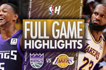 Los Angeles Lakers Vs. Sacramento Kings NBA FULL Game 4TH | October 26,2024