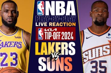 🔴LAKERS vs PHOENIX SUNS │ LIVE NBA Basketball Game Play-By-Play Reaction & Scoreboard