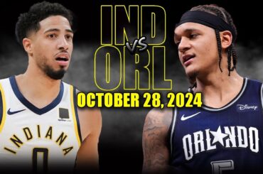 Indiana Pacers vs Orlando Magic Full Game Highlights - October 28, 2024 | 2024-25 NBA Season