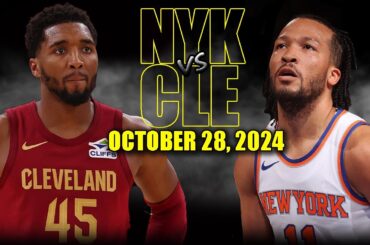 Cleveland Cavaliers vs New York Knicks Full Game Highlights - October 28, 2024 | 2024-25 NBA Season