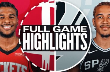 ROCKETS at SPURS | FULL GAME HIGHLIGHTS | October 28, 2024