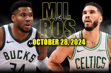 Boston Celtics vs Milwaukee Bucks Full Game Highlights - October 28, 2024 | 2024-25 NBA Season