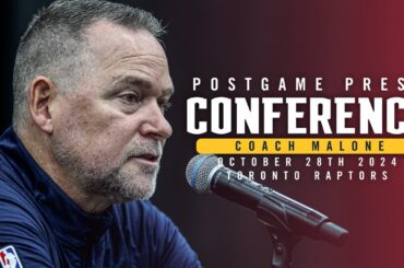 Coach Malone Full Postgame Press Conference vs. Toronto Raptors 🎙 | 10/28/24