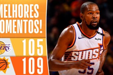 Phoenix Suns encerra a invencibilidade dos LAKERS em jogo DISPUTADÍSSIMO | Melhores Momentos