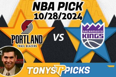 Portland Trail blazers vs. Sacramento Kings Pick 10/28/24 NBA Predictions