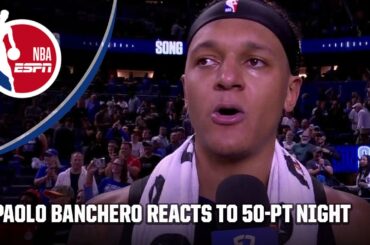 'I'm tired as hell!' 😅 - Paolo Banchero reacts to his 50-PT career-high night | NBA on ESPN