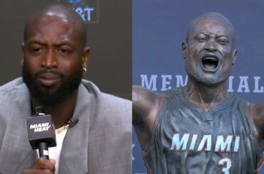 Dwyane Wade speaks on everyone trolling his new statue