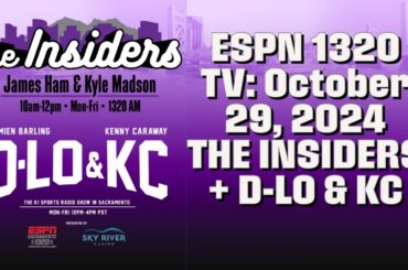 Kings Pick Up A Win Over the Trail Blazers - October 29: The Insiders + D-Lo & KC