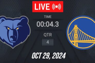 NBA LIVE! Memphis Grizzlies vs Golden State Warriors | October 29, 2024 Warriors vs Grizzlies | 2K25