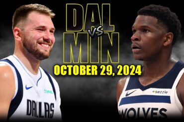 Dallas Mavericks vs Minnesota Timberwolves Full Game Highlights - October 29  | 2024-25 NBA Season