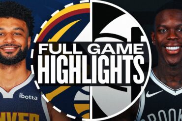 NUGGETS at NETS | FULL GAME HIGHLIGHTS | October 29, 2024