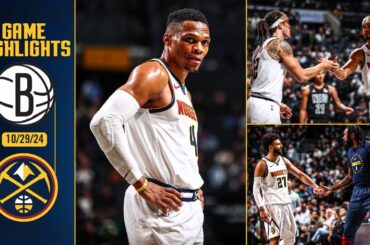 DENVER NUGGETS WIN IN OT AGAIN‼️ | Full Game Highlights vs. Nets 10/29/24