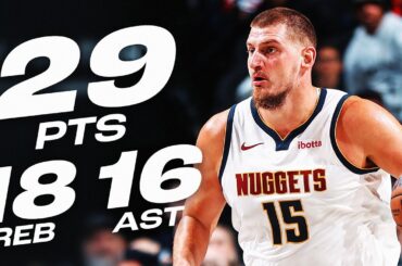 Nikola Jokić Posts MONSTER 29-PT TRIPLE-DOUBLE In Brooklyn | October 29, 2024