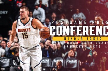 Nikola Jokić Full Postgame Press Conference vs. Brooklyn Nets🎙 | 10/29/24