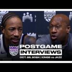 DeMar DeRozan & Coach Brown | Postgame Interviews 10.29.24