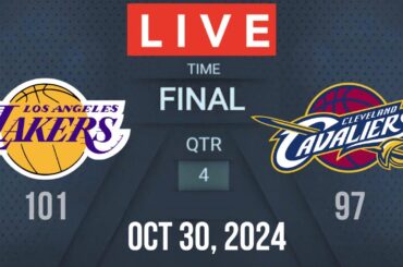 NBA LIVE! LOS ANGELES LAKERS VS CLEVELAND CAVALIERS I NBA 2K25 October 3., 2024 CAVS vs LAL 2K25