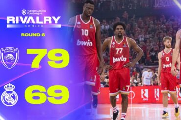 Thrilling Rivalry Action | Olympiacos - Real Madrid | BASKETBALL HIGHLIGHTS R6 2024-25