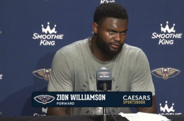 Zion Williamson Interview | Pelicans-Warriors Postgame 10/29/24