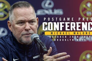 Coach Malone Full Postgame Press Conference vs. Brooklyn Nets 🎙 | 10/29/24