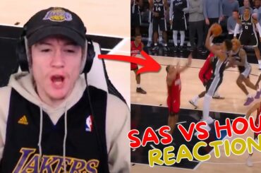 Reacting to Spurs vs Rockets Regular Season Game!