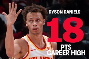 Dyson Daniels sets new career high 18 Points in all-around performance in Win over Hornets