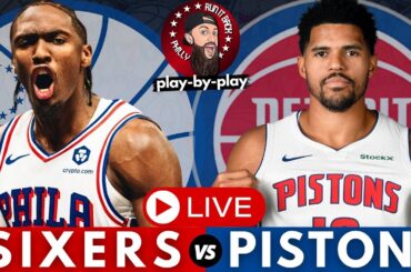 Philadelphia 76ers vs Detroit Pistons Live Stream Play-By-Play & Scoreboard