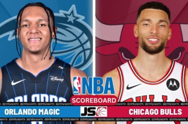 Orlando Magic vs Chicago Bulls | NBA Live Play-By-Play Scoreboard 2024