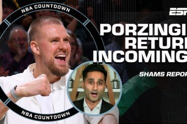 Shams Charania: Celtics targeting a December return for Kristaps Porzingis 👀 | NBA Countdown