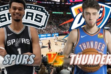 San Antonio Spurs vs Oklahoma City Thunder Live Play by Play & Scoreboard