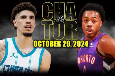 Toronto Raptors vs Charlotte Hornets Full Game Highlights - October 30, 2024 | 2024-25 NBA Season