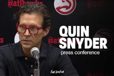 Hawks vs. Wizards Postgame Press Conference: Quin Snyder