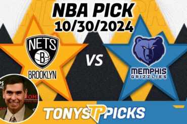 Brooklyn Nets vs. Memphis Grizzlies  Pick 10/30/24 NBA Predictions