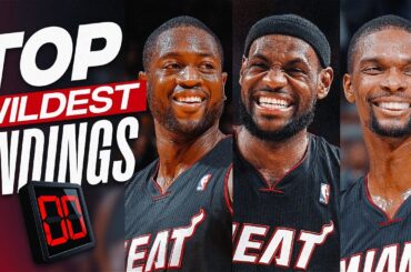 The Big Three's WILDEST Miami Heat Moments 👀🔥